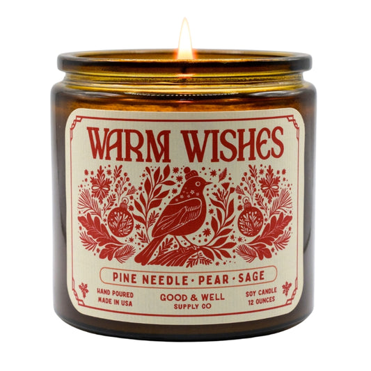 Warm Wishes Holiday Soy Candle