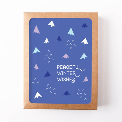 Peaceful Winter Holiday Card Box Set (8)