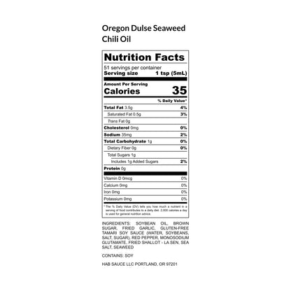 Oregon Seaweed Chili Crisp