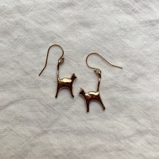 Tiny Cat Earrings