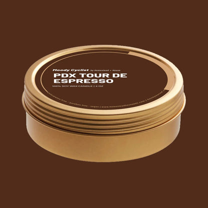 PDX Tour de Espresso Candle Tin