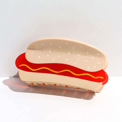 Hot Dog Hair Claw