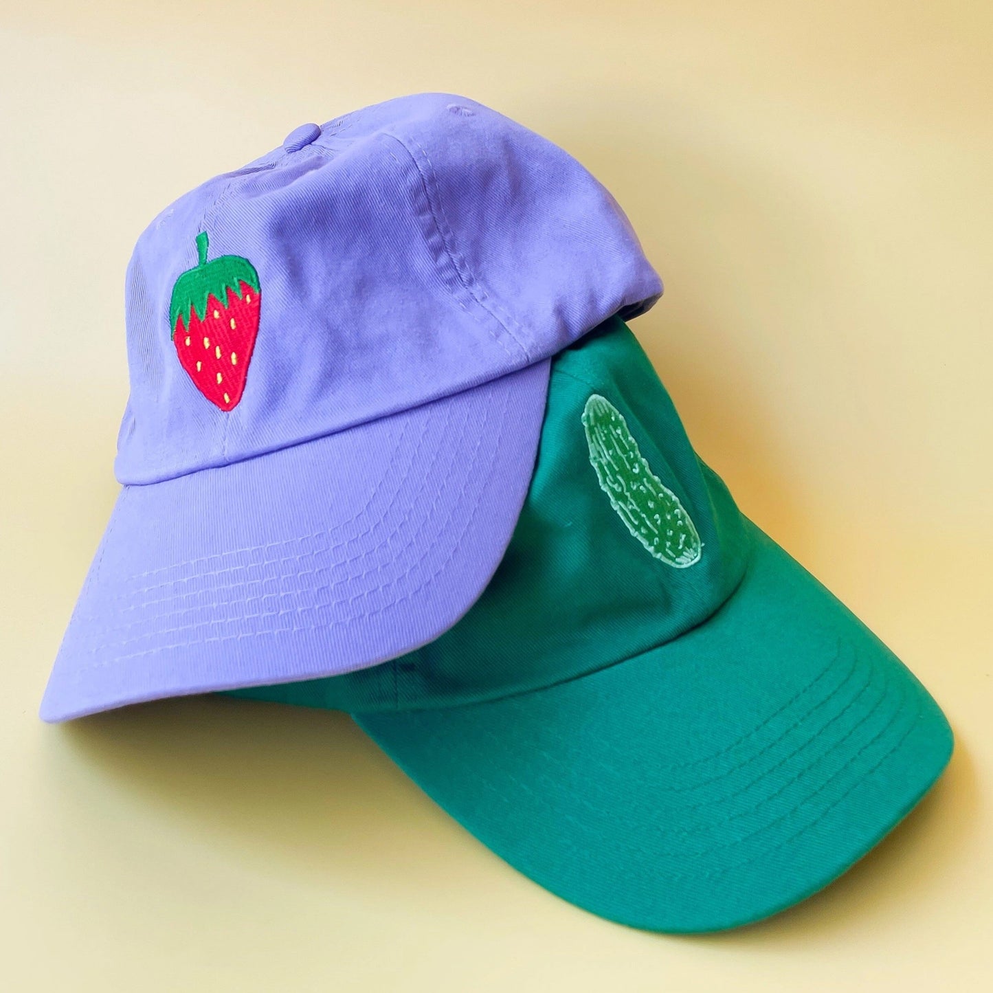 Embroidered Pickle Hat