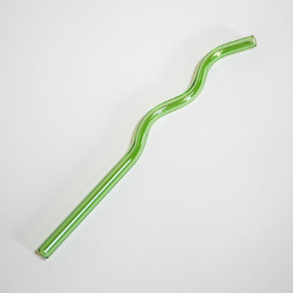 Wavy Glass Straws