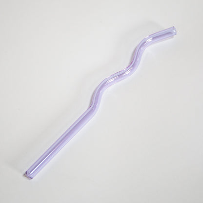 Wavy Glass Straws