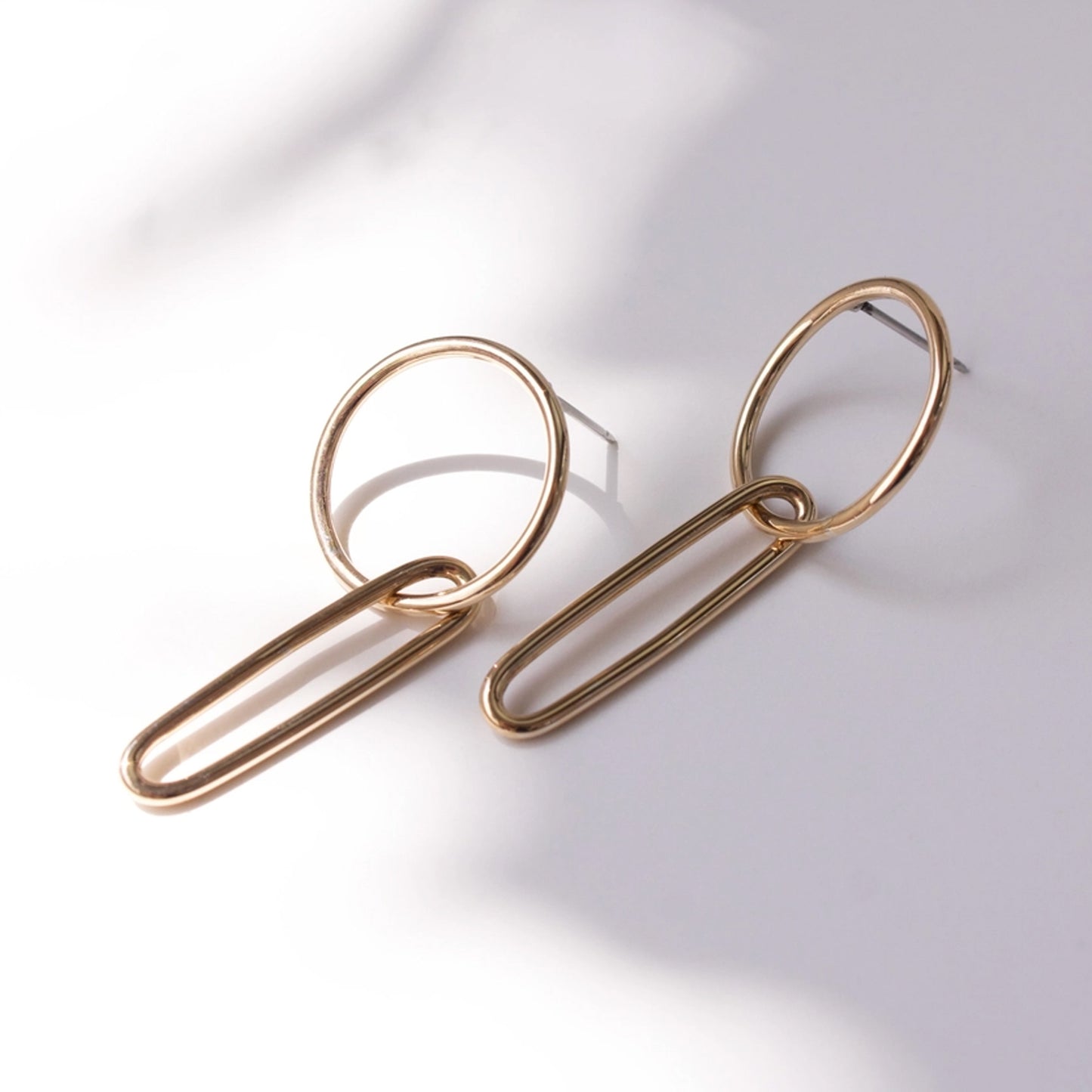 Circle Link Earrings