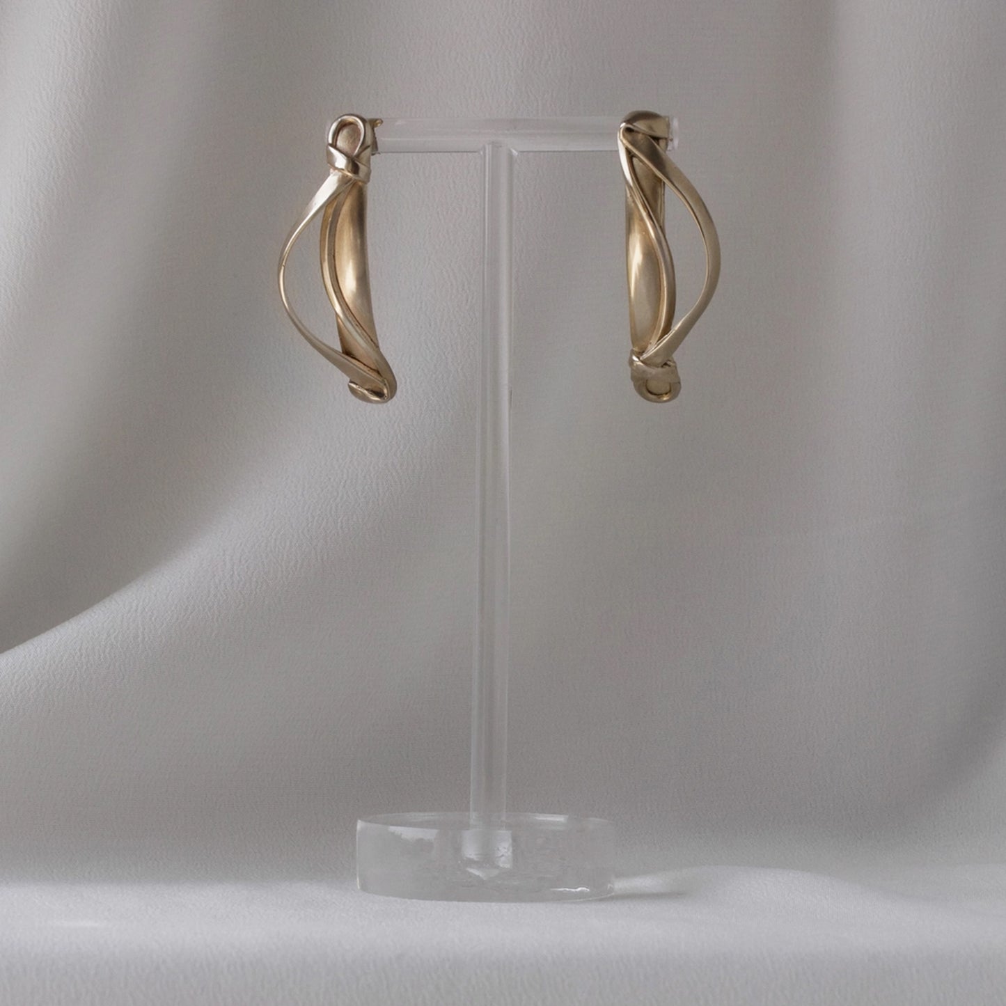 Draped Ribbon Earrings