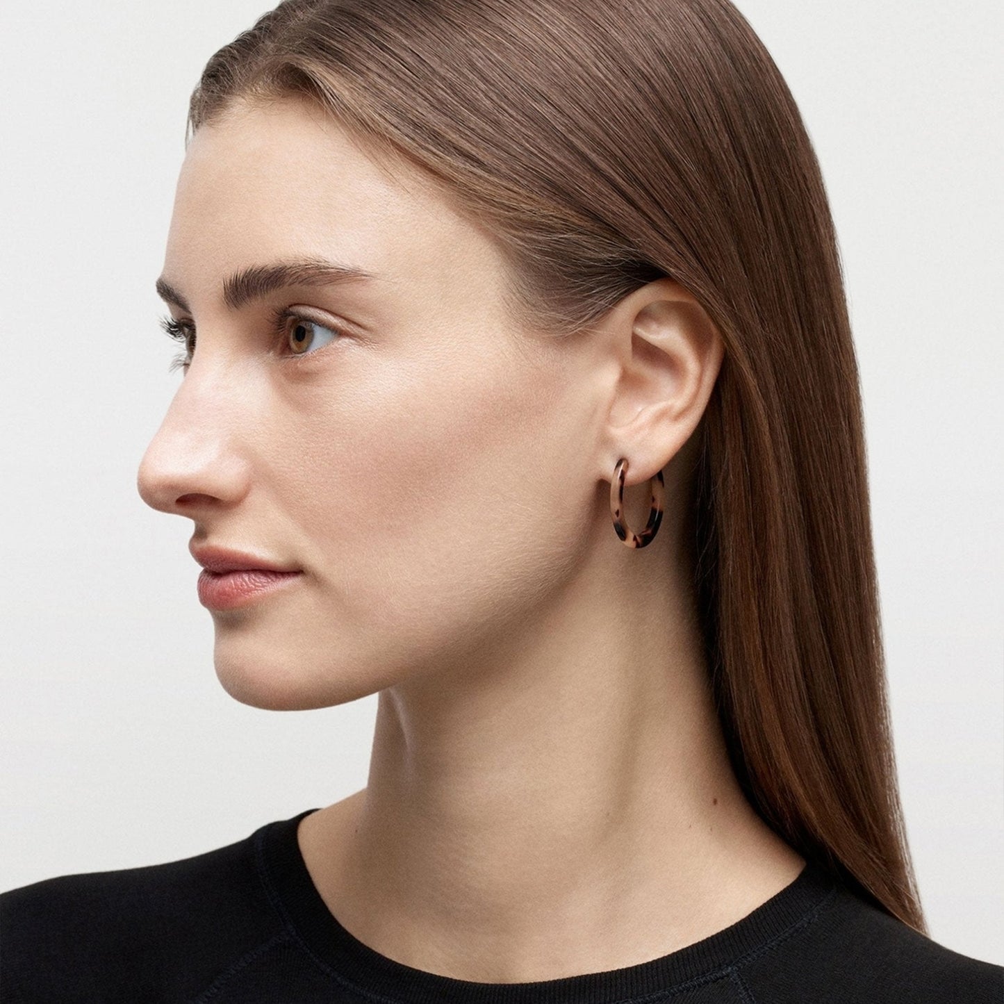 Mini Hoops in Tiger's Eye