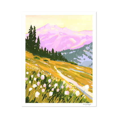 Mandy Arroyo: Mt. Rainier Paradise Print