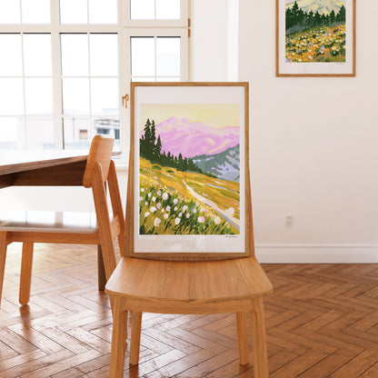 Mandy Arroyo: Mt. Rainier Paradise Print