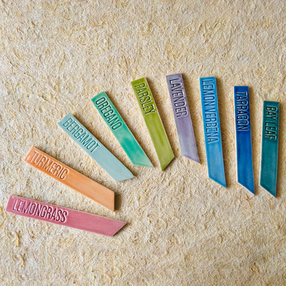 Ceramic Herb Markers