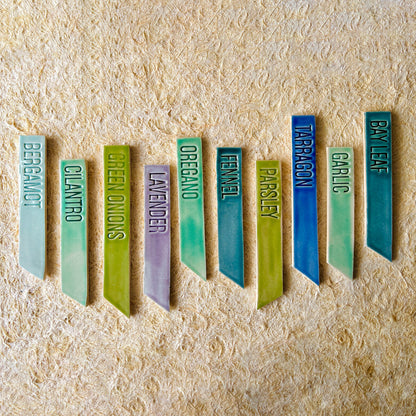 Ceramic Herb Markers