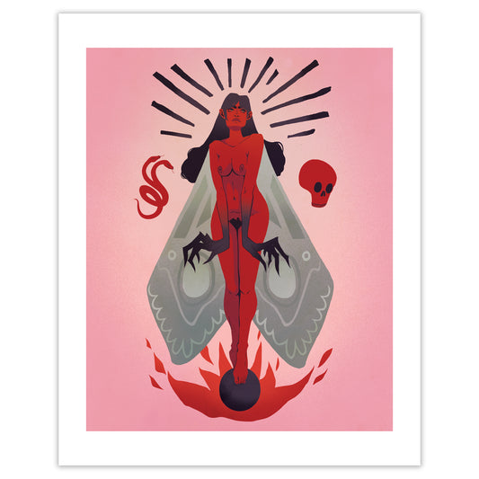 Ona Zelda Pitschka: Blood Moon Print