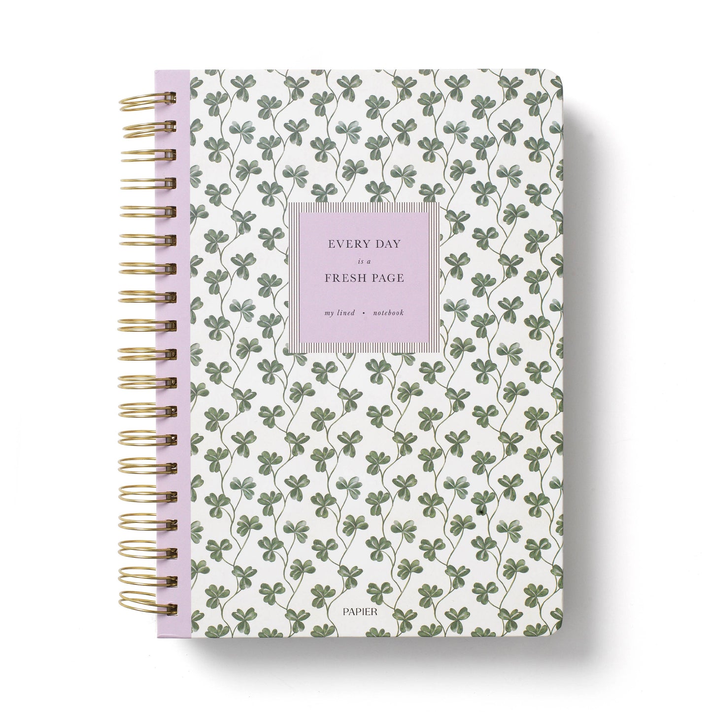Clover Vine Hardcover Spiral Lined Notebook
