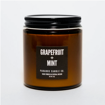 Grapefruit + Mint Soy Candle 8oz