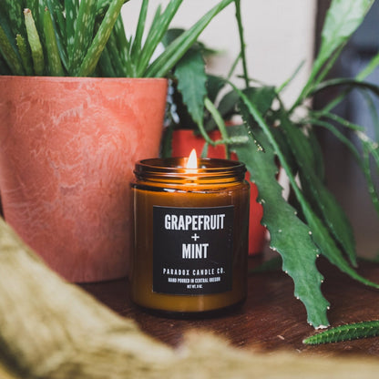 Grapefruit + Mint Soy Candle 8oz