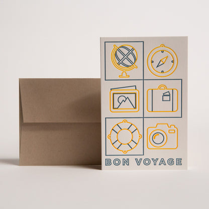 Bon Voyage Greeting Card