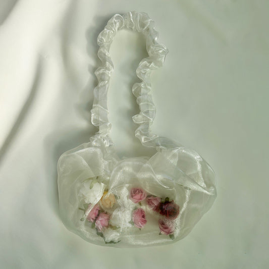 Rose Filled Crossbody Bag