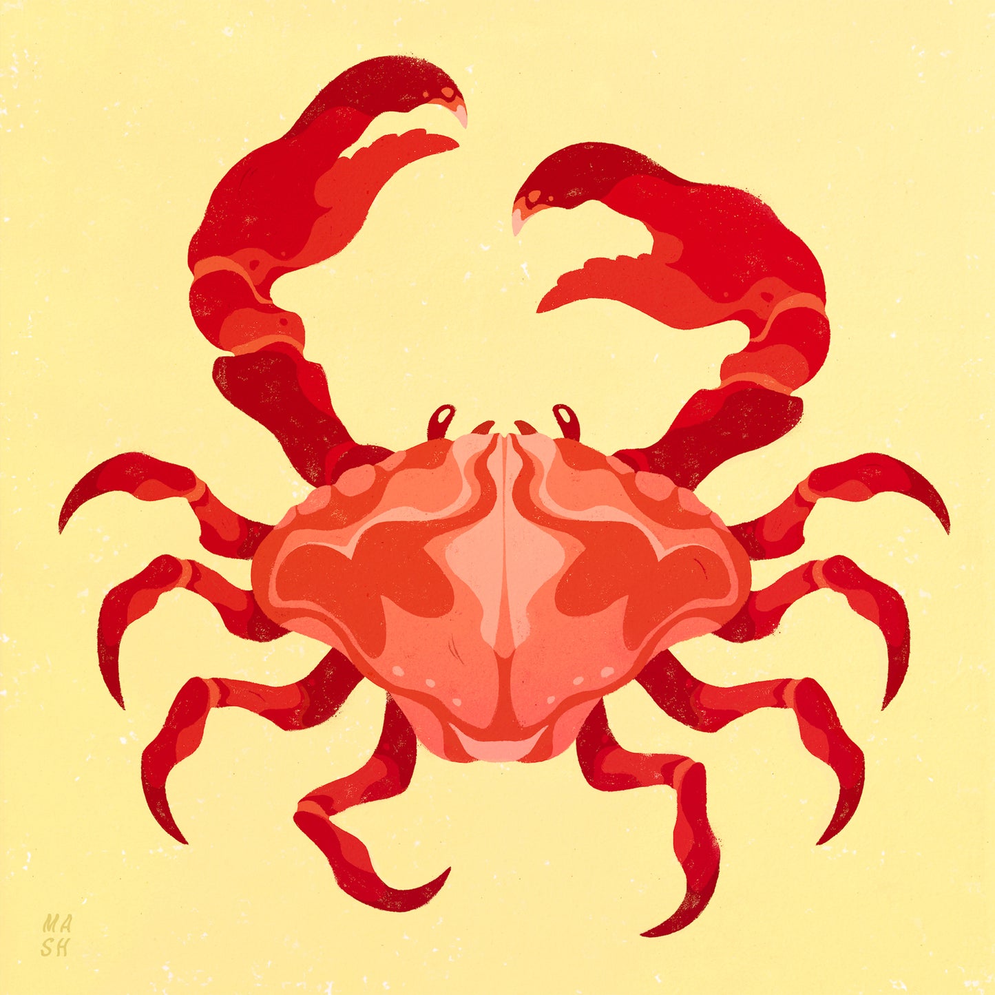 Samantha Mash: Crab Classic Print