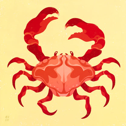 Samantha Mash: Crab Classic Print