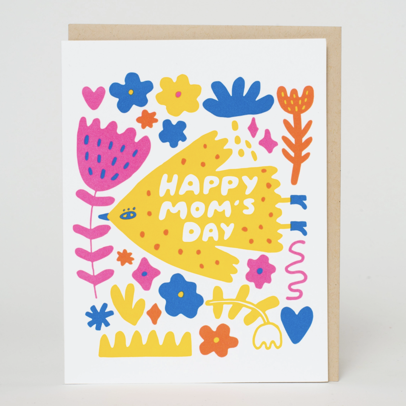Mother's Day Bird Letterpress Card