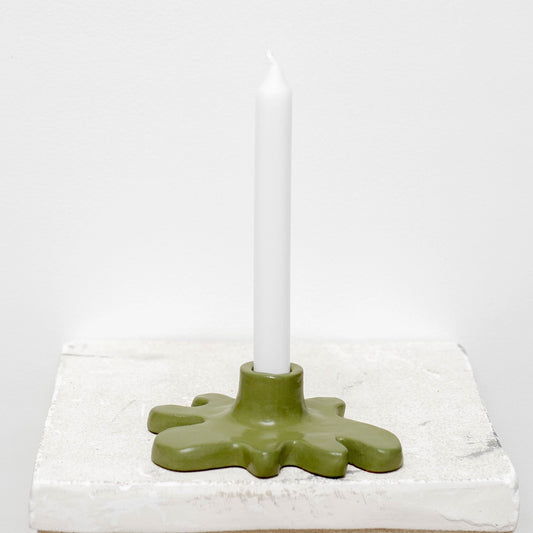 Matisse Candleholder in Moss