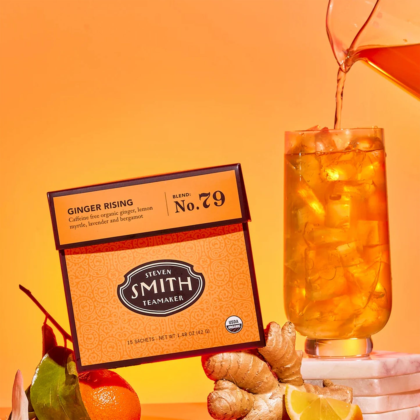 Ginger Rising Tea Carton