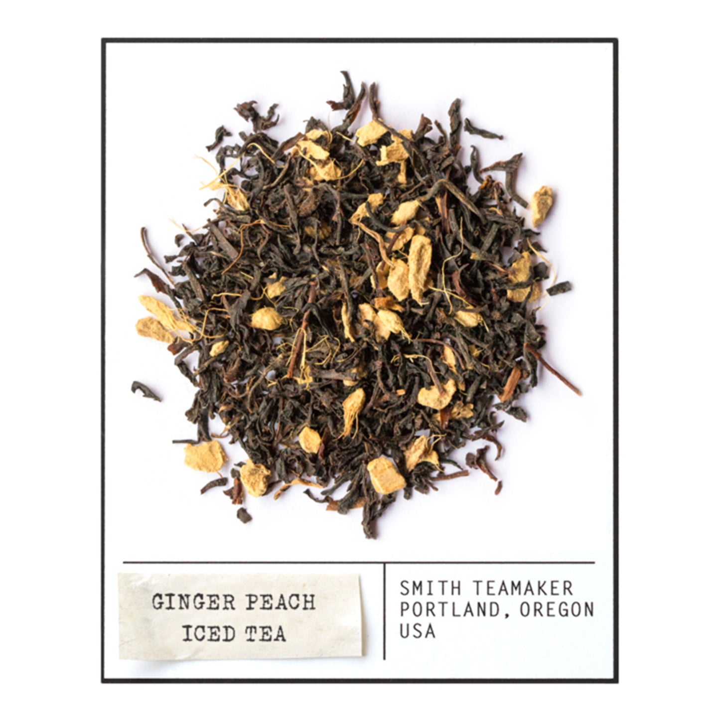 Ginger Peach Iced Tea