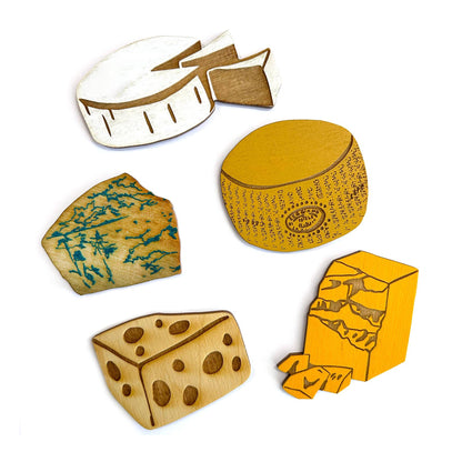 Magnet Set - I'd Rather Be Eating Cheese