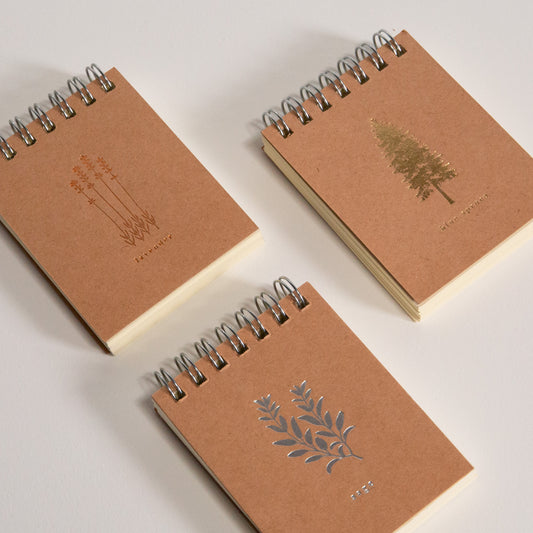 Foil Embossed Spiral Notebook