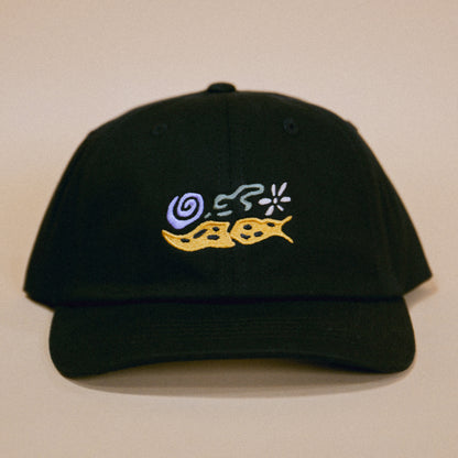 Banana Slug Swirl Hat (Youth / Black)