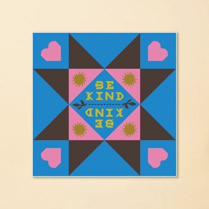 Be Kind Quilt Sticker