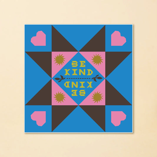 Be Kind Quilt Sticker