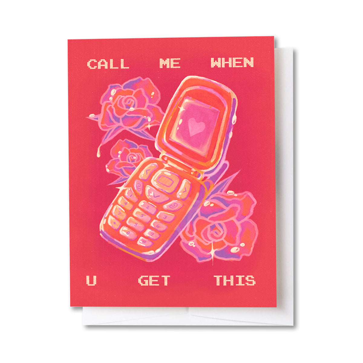 Call Me Roses Card
