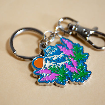 Mt. Hood Enamel Keychain