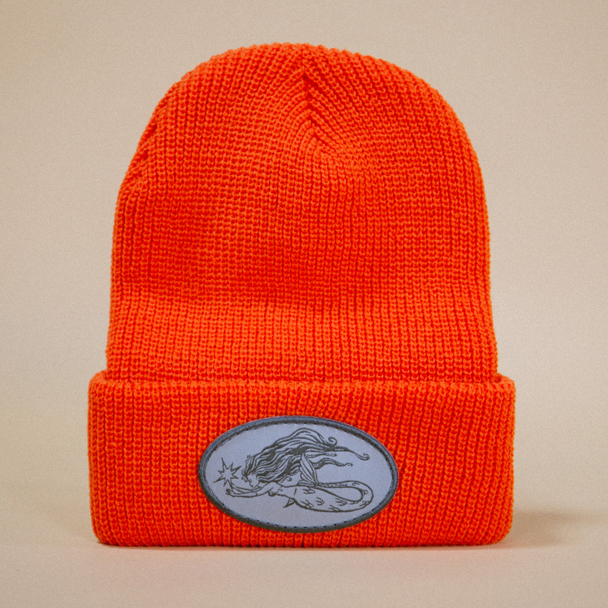 Mermaid Star Beanie (Rad Orange)