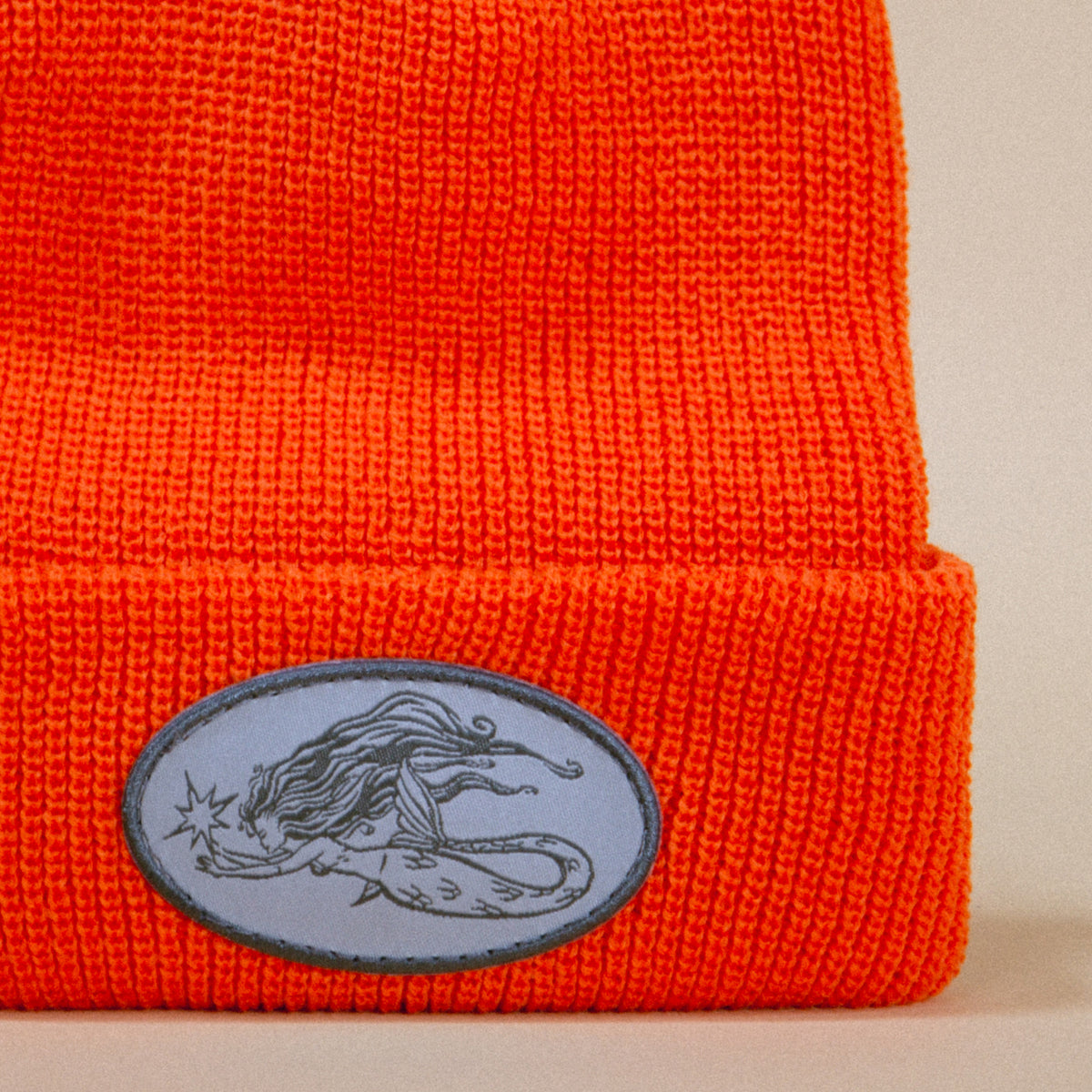 Mermaid Star Beanie (Rad Orange)