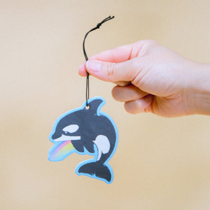 Ocean Waves / Rainbow Orca Air Freshener