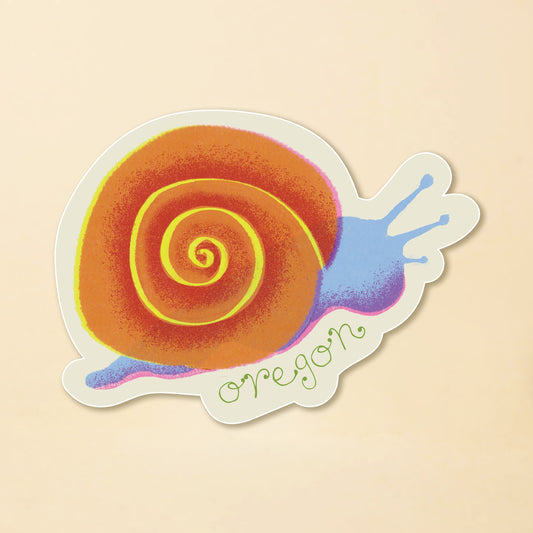 Oregon Snail Sticker