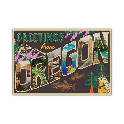 Oregon Icons Postcard