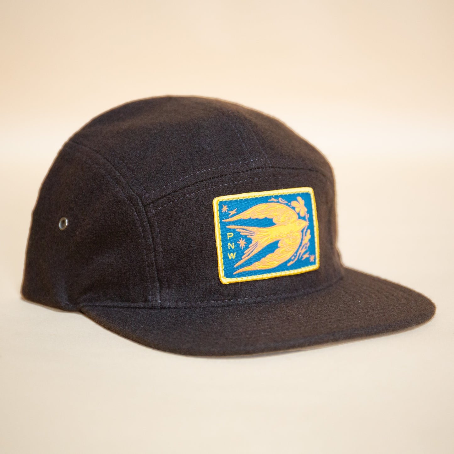 PNW Wildflower Bird Hat (Brown)