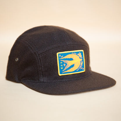 PNW Wildflower Bird Hat (Brown)