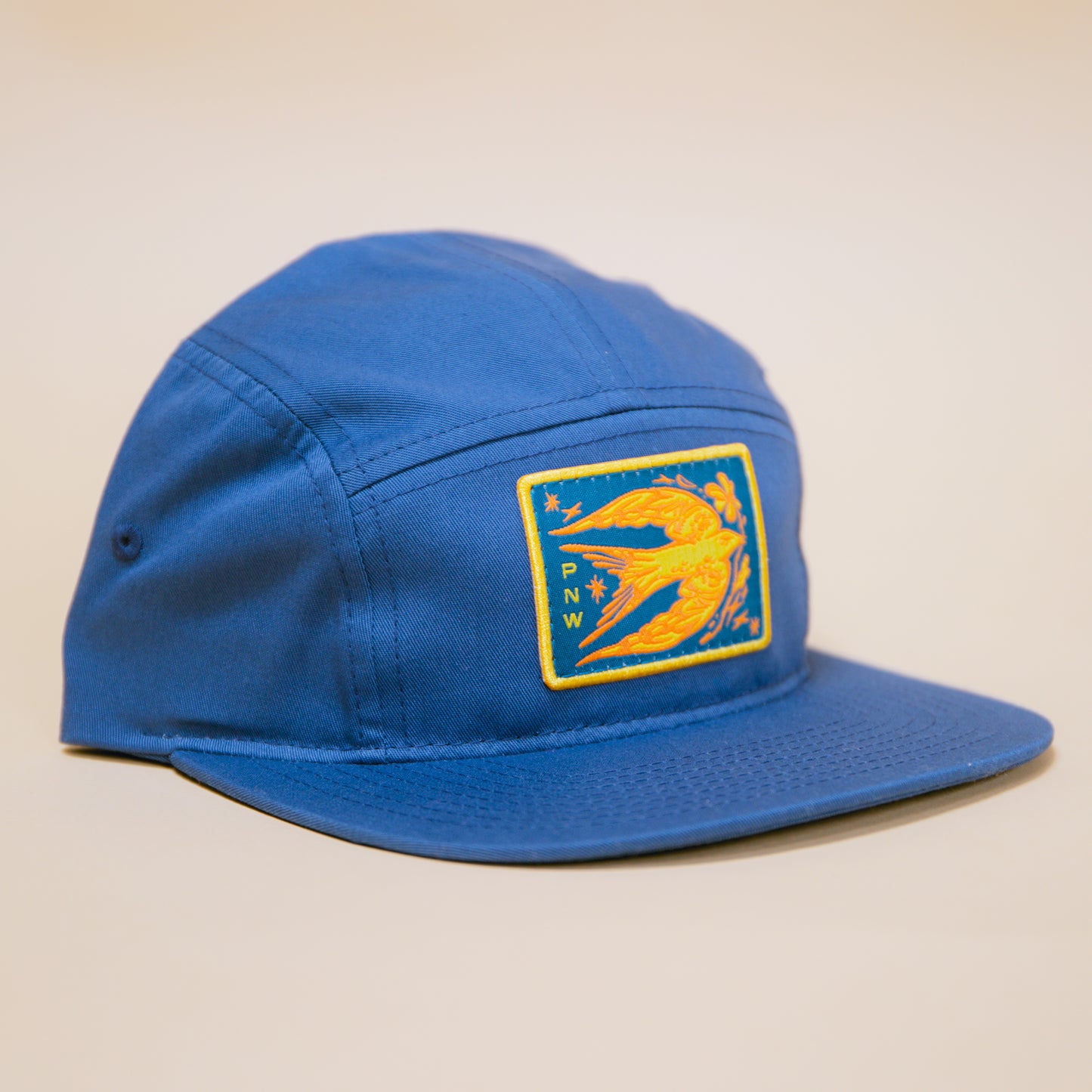 PNW Wildflower Bird Hat (Navy)
