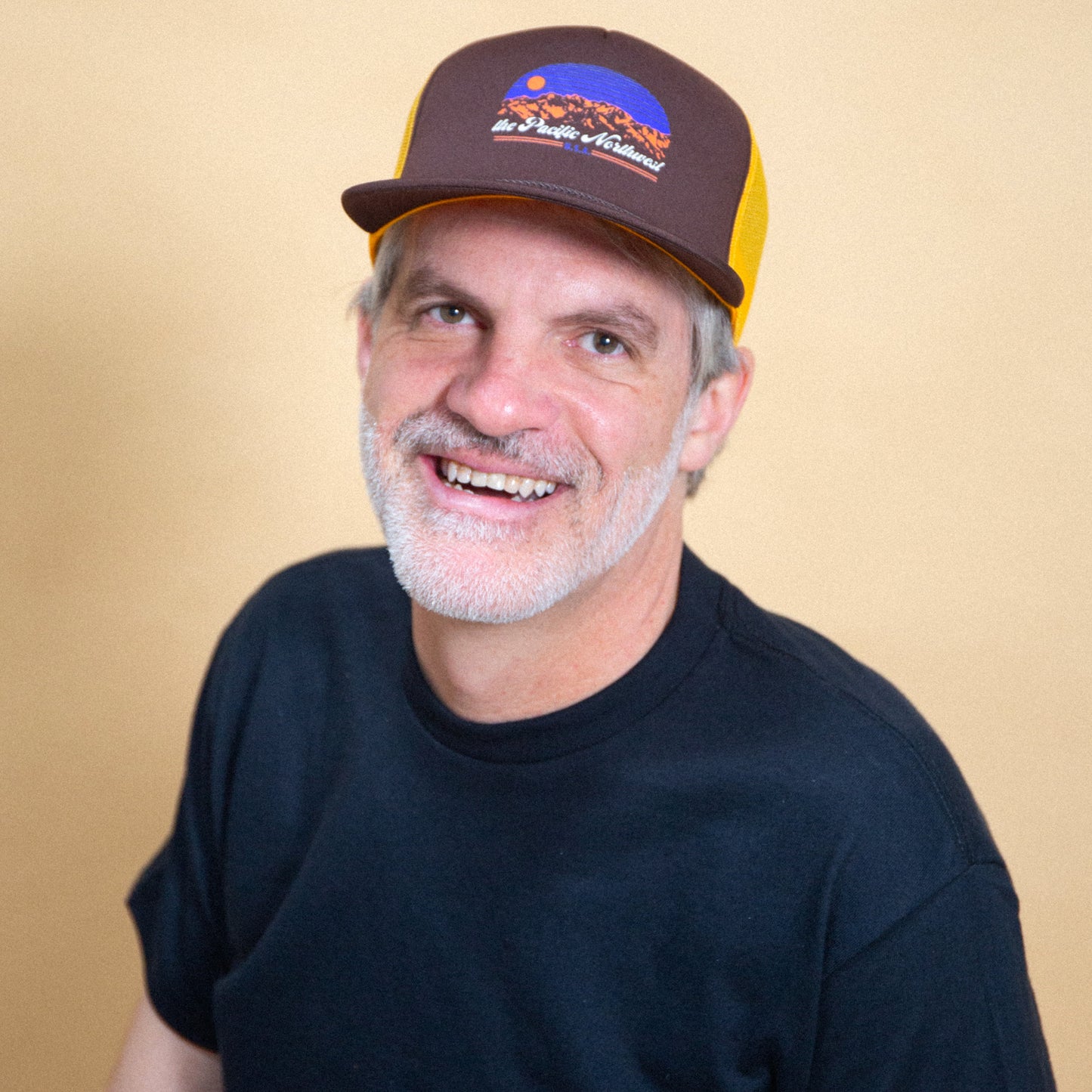 PNW Trucker Hat (Brown/Gold)