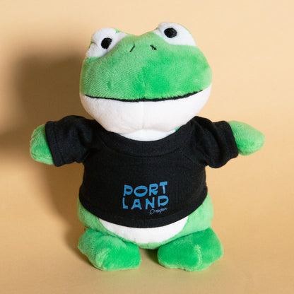 Portland Font Frog Plushy