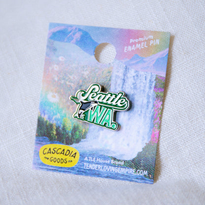Seattle Orca Enamel Pin