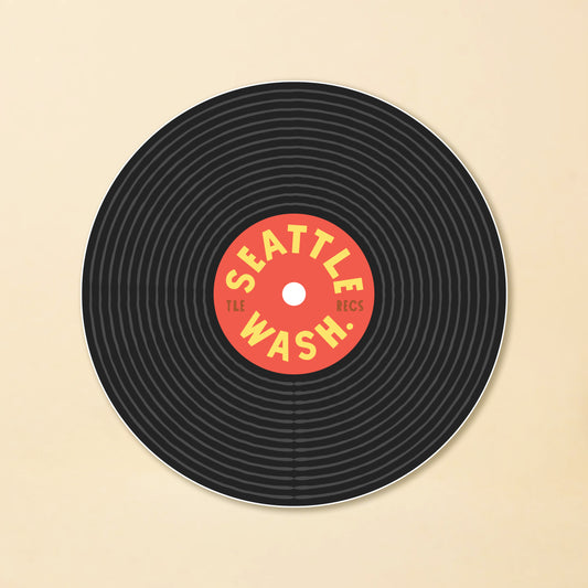 Seattle Record Sticker