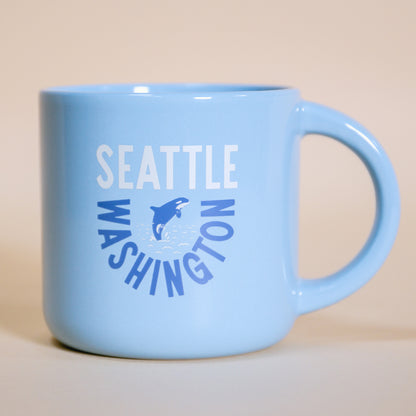 Seattle WA Orca Mug (Blue)