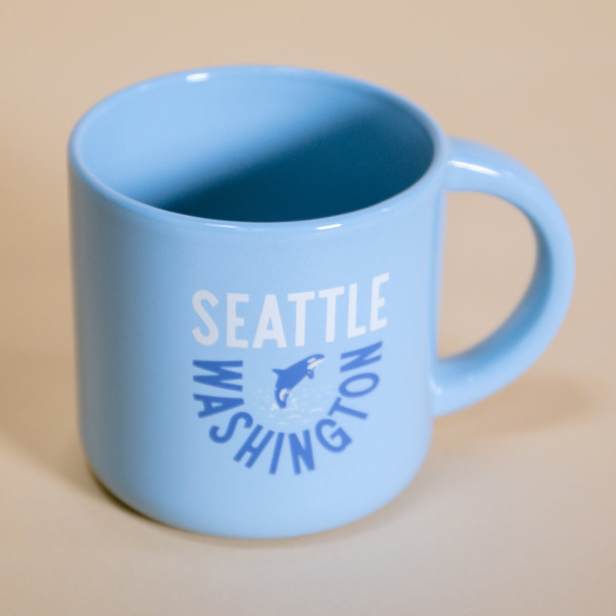 Seattle WA Orca Mug (Blue)