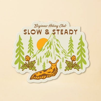 Slow Steady Slug Sticker